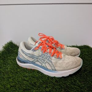 ASICS Gel-Cumulus 23 Women’s Size 11 Running Shoes White Blue FlyteFoam